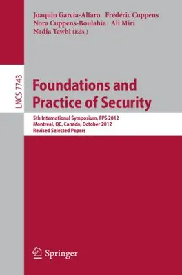 Image de Foundations and Practice of Security