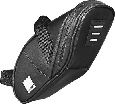 Produktbild von Wasserdichte Fahrradtasche 0.5L Sattelbefestigung Reißverschluss Sahoo Schwarz