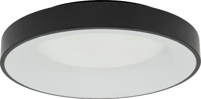 Zdjęcie produktu dla Plafon LED okrągły NIKKI LED czarno-biały 48W Ciepła biel 4000lm metal wym:9x48x48cm IP20 Nowodvorski Lighting
