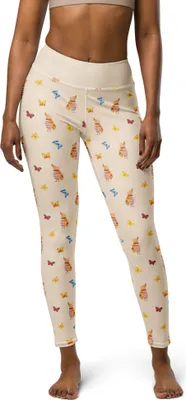 Produktbild von Mr. & Mrs. Panda Yogahose Nachtfalter Fähnchen Größe S - Gelb - Geschenk, Spruch Witzig, Süß, Yoga-Hose, Leggings, Käfer, Lustig, Gute Laune, Niedlich, Damen Sporthose