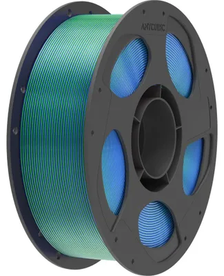 Produktbild von ANYCUBIC PLA Silk Filament Dual-Color 1,75mm 1kg Blau-Grün 3D-Drucker