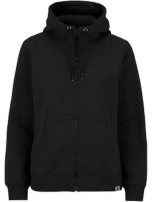 Immagine prodotto di Cottover - Felpa con cappuccio e zip intera da donna, modello ET750 (taglia M), colore nero