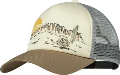 Zdjęcie produktu dla Czapka trekkingowa z daszkiem BUFF Trucker Cap beżowa L/XL