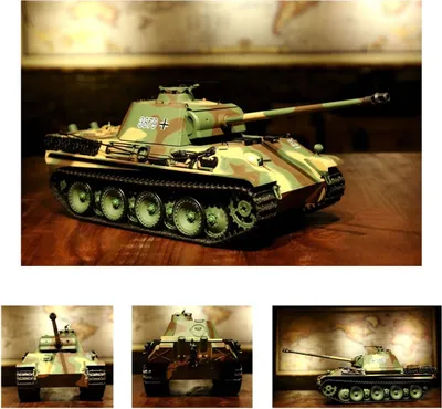 Produktbild von Heng Long RC Panzer Panther G 1:16 Rauch, Sound, Kettenantrieb, Abschussfunktion
