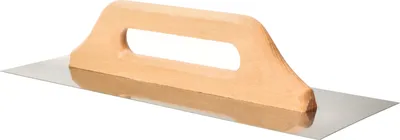 Obrázek produktu pro KOTARBAU® Nerezové hladítko 380 mm s dřevěnou rukojetí bez zubů