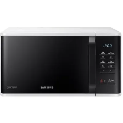 Obrázok produktu pre Samsung MS23K3513AW, Na pracovnú dosku, 800 W, Vstavaný displej, LED, Tlačidlá, Biela