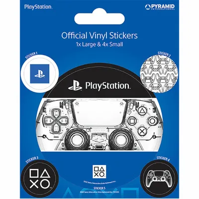 Image de Logos Playstation et autocollants pour manettes
