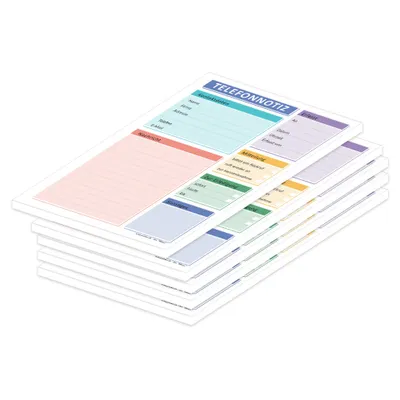 Produktbild von PRICARO Telefonnotizblock, A5, Memo, 5 Stück