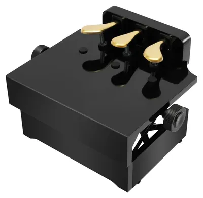 Produktbild von Piano-Pedalverlängerung, verstellbare Höhe, leiser Betrieb, Schwarz