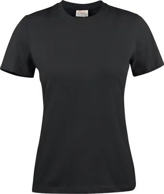 Produktbild von Damen Leichtes T-Shirt mit verstärkten Schulter- und Nackennähten 140 g/m²