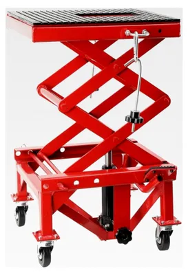 Produktbild von Motorradhebebühne hydraulisch 158 kg belastbar, einstellbarer Montagebock 350-905 mm