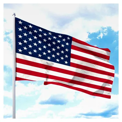 Produktbild von USA Flagge 150 x 100 cm - für Fahnenmast, Amerika Fahne aus reißfestem Polyester, wetterfeste und UV-beständige Hissfahne