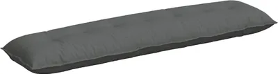 Zdjęcie produktu dla vidaXL Poduszka na plecy ciemnoszara 200 x 19 x 50 cm tkanina