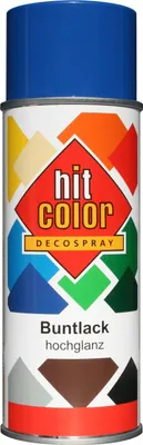 Produktbild von Belton Hitcolor Lackspray 400 ml enzianblau hochglanz