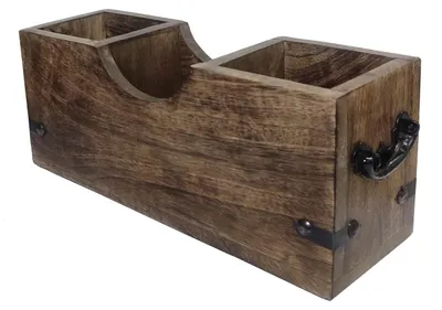 Immagine prodotto di Organizzatore multifunzionale in legno per cucina e scrivania