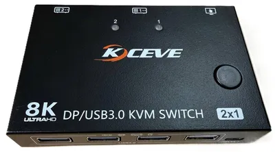Obrázok produktu pre KVM prepínač USB 3.0 DisplayPort 8K Ultra HD ESKEVE