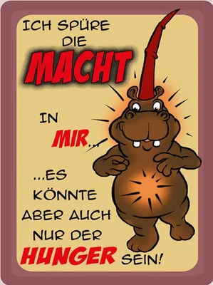 Produktbild von vianmo Holzschild 40x30 cm Ich spüre die Macht in mir