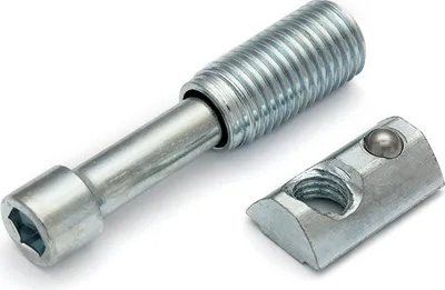 Produktbild von T-Matik Verbinder 40 I-Typ Nut 8 inkl. Befestigungssatz