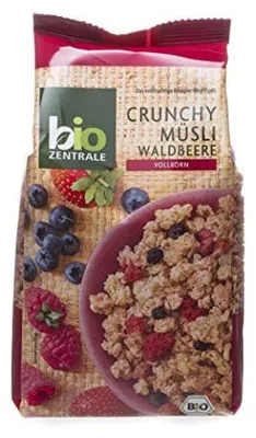 Immagine prodotto di biozentrale muesli croccante ai frutti di bosco 375g confezione da 3 pezzi