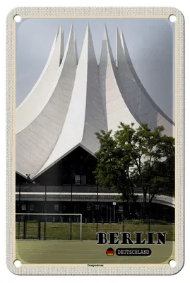 Produktbild von Blechschild Städte Berlin Deutschland Tempodrom 12x18cm Dekoration