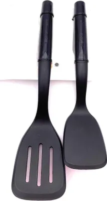 Zdjęcie produktu dla Zestaw szpatułek nylonowych, czarny, 2 szt.