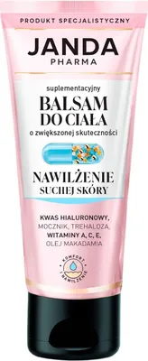 Image de JANDA Pharma Baume corporel - Hydratant pour peaux sèches, 200 ml