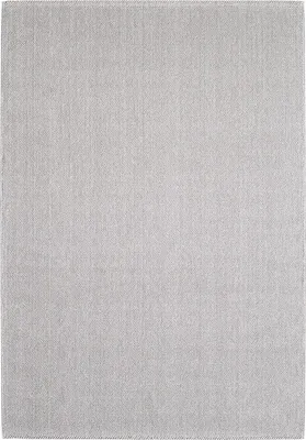 Zdjęcie produktu dla Dywan Kurzflor, jednolity kolor, do salonu, srebrny, prostokątny, 120x170 cm