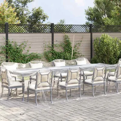 Zdjęcie produktu dla vidaXL Przezroczysta plandeka z oczkami 4x8 m PVC