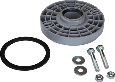 Obrázok produktu pre prírubový adaptér airfit DN 110/50 z PP, rozstup otvorov 125-143 mm