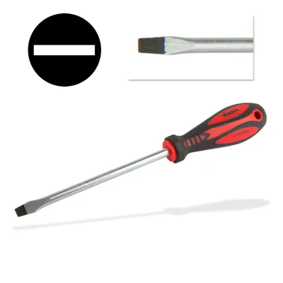 Produktbild von Schraubendreher Schraubenzieher Schlitz 8,0x150 magnetisch Chrom-Vanadium-Stahl