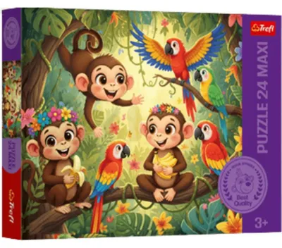 Immagine prodotto di TREFL Puzzle "Scimmia e Topo" MAXI, 24 pezzi