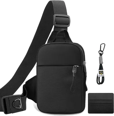 Image de Sac bandoulière pour homme, imperméable, compact, léger, idéal pour les activités de plein air