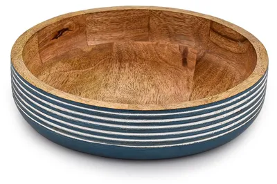 Immagine prodotto di Ciotola decorativa in legno di mango per l'arredamento della casa