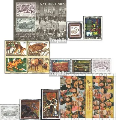 Produktbild von Briefmarken UNO - Genf 1995 Mi 261-284 (kompl.Ausg.) Jahrgang 1995 komplett postfrisch 50 Jahre UNO
