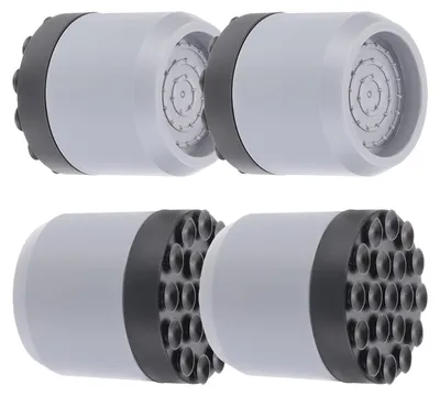 Anti-Vibrationsmatten für Waschmaschine, 4er-Pack, Silikon, grau