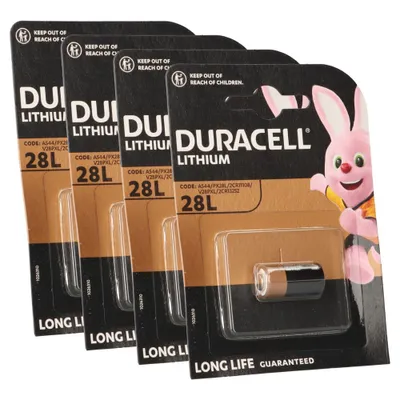 Image de 4x Duracell Pile photo PX28 Lithium 6V 150mAh (4x 1 blister)