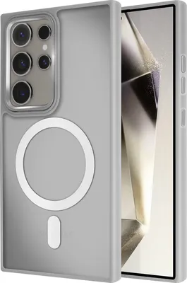 Produktbild von Avizar, MagSafe Hülle für Samsung Galaxy S24 Ultra Frost Color, Grau