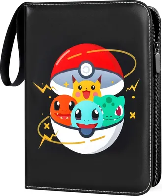 Produktbild von Sammelalbum für Pokemon Karten,400 Taschen Sammelkarten Album 50 Seiten Sammelmappe Karten Heft, Hochwertiges Tragbar Wasserdicht Sammelkartenalben