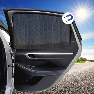 Produktbild von Famanu Auto-Sonnenschutz für Kinder mit UV-Schutz - 2 Stück