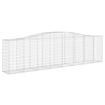 Immagine prodotto di vidaXL Gabbione ad arco alto 400x50x100/120 cm Ferro zincato