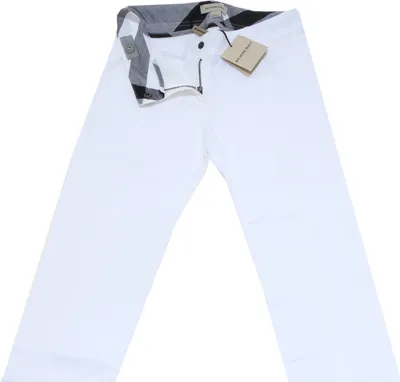 Obrázek produktu pro 6487M BURBERRY pantalone bimba bianco kalhoty dětské bílé