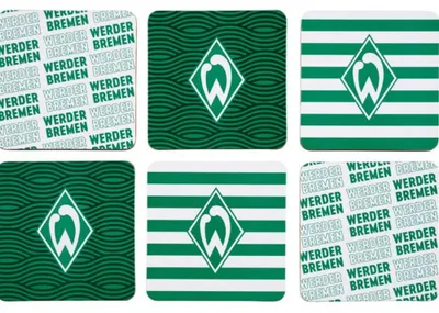 Produktbild von SV Werder Bremen Untersetzer 6er-Set