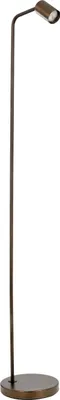 Produktbild von EGLO Stehlampe Rigomagno, Lampe Wohnzimmer mit schwenkbarem Spot, Standleuchte aus Metall in Bronze-gebürstet, Leselampe mit GU10 Fassung, 151 cm