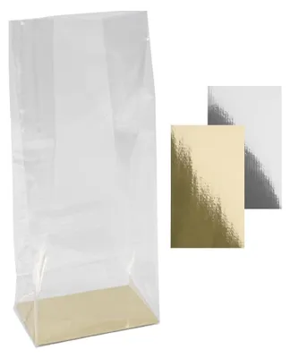 Productafbeelding van Transparante cellofaan zakjes, elegante verpakking voor koekjes, geschikt voor voedingsmiddelen, 14 cm x 9 cm, set van 30 stuks