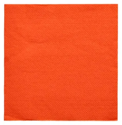 Produktbild von Servietten "DAILY Collection" 1/4-Falz 24 cm x 24 cm nektarine