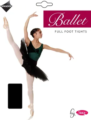 Produktbild von Silky Damen Ballett-Strumpfhose LW162 (XL) (Schwarz)
