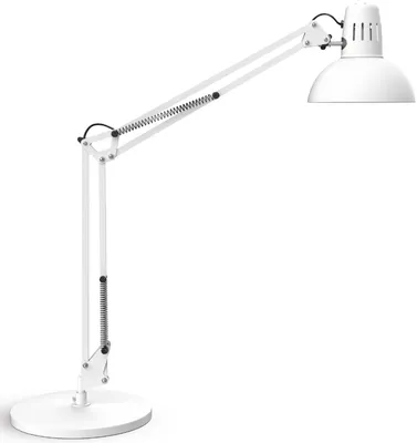 Produktbild von MAUL Tischleuchte MAULstudy E27 LED 3.000 K Standfuß weiß