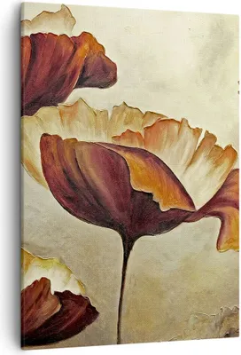 Produktbild von Bild auf Leinwand - Leinwandbild - Einteilig - Mohn Blume Wiese - 50x70cm - Wand Bild - Wanddeko - Wandbilder - Leinwanddruck - Kunstdruck - Wanddekoration - Leinwand bilder - Wandbild - PA50x70-3760