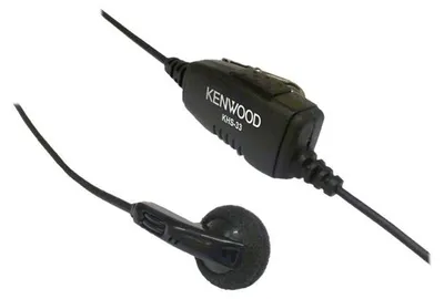 Obrázek produktu pro JVC Kenwood Electronics KHS-33 - Kopfhörer - im Ohr - Schwarz - Monophon - Verkabelt - Im Ohr