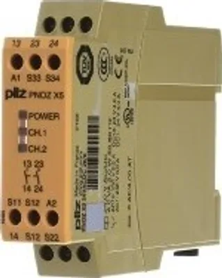Produktbild von Pilz Sicherheitsschaltgerät PNOZ X5 24VACDC 2n/o